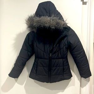 Columbia Youth Girls Katelyn Crest Jacket, Black, small